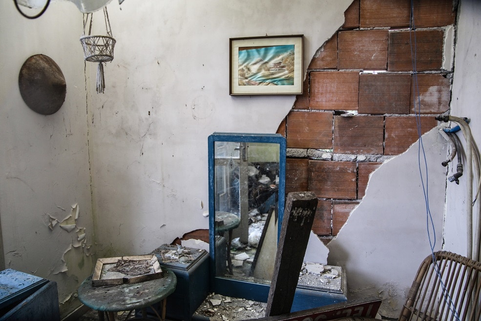 terremoto catania case distrutte