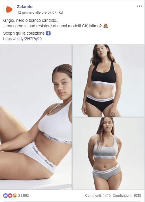 zalando modelle curvy insulti
