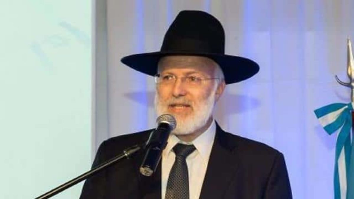 argentina aggredito rabbino capo