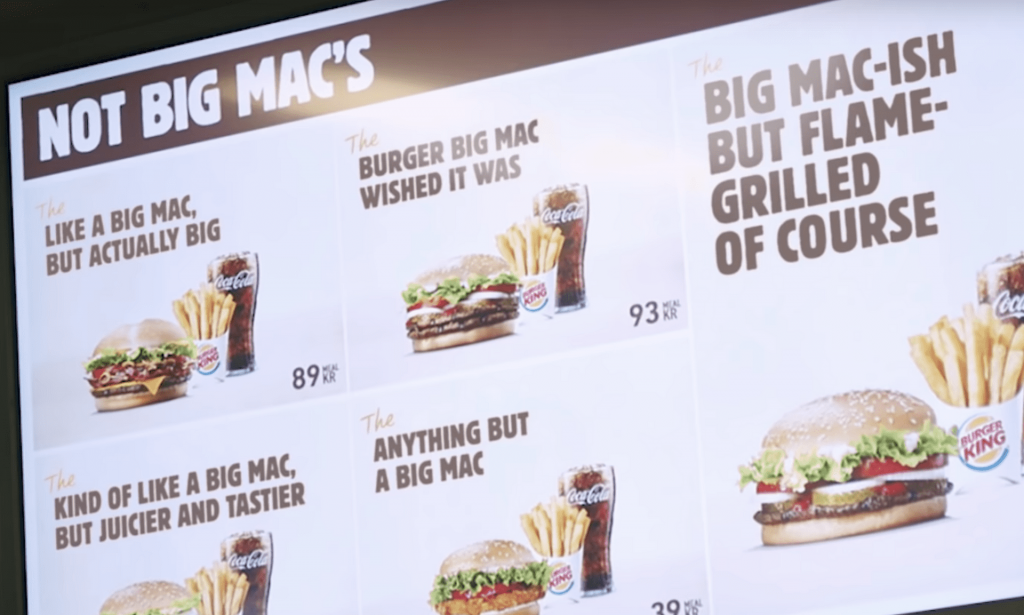 burger king big mac
