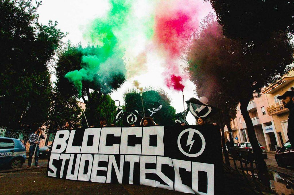 casapound aggressione studenti roma