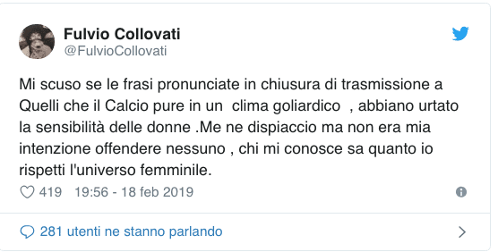Fulvio Collovati sospeso rai