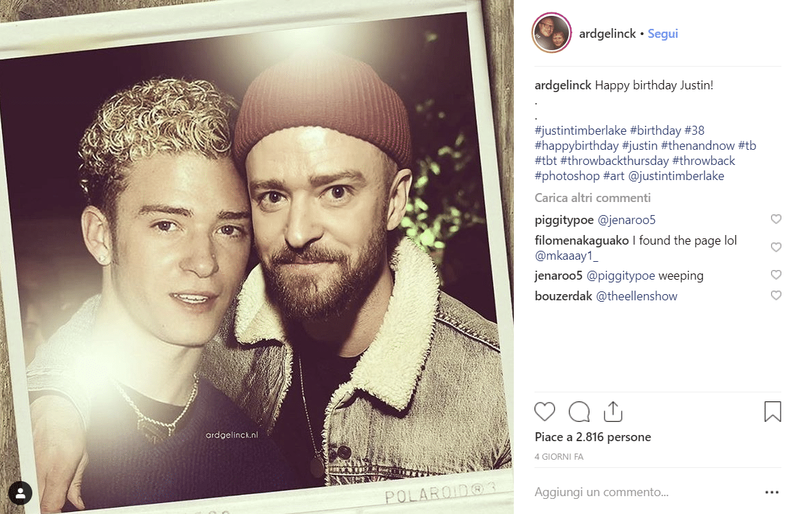 star instagram ieri oggi