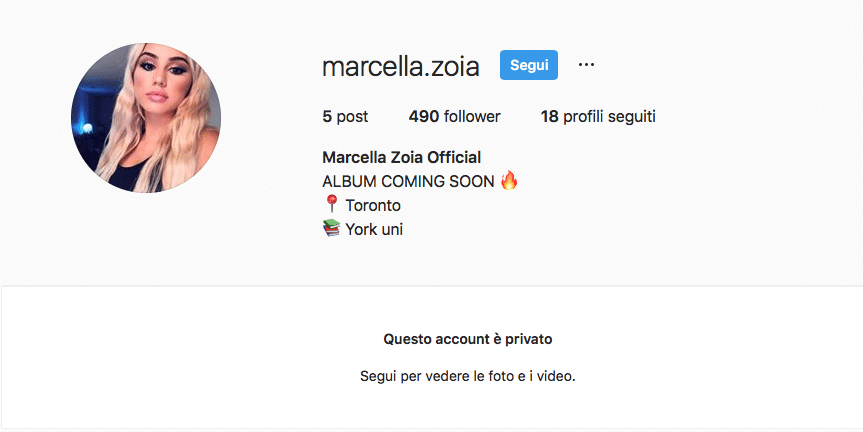 marcella zoia instragram