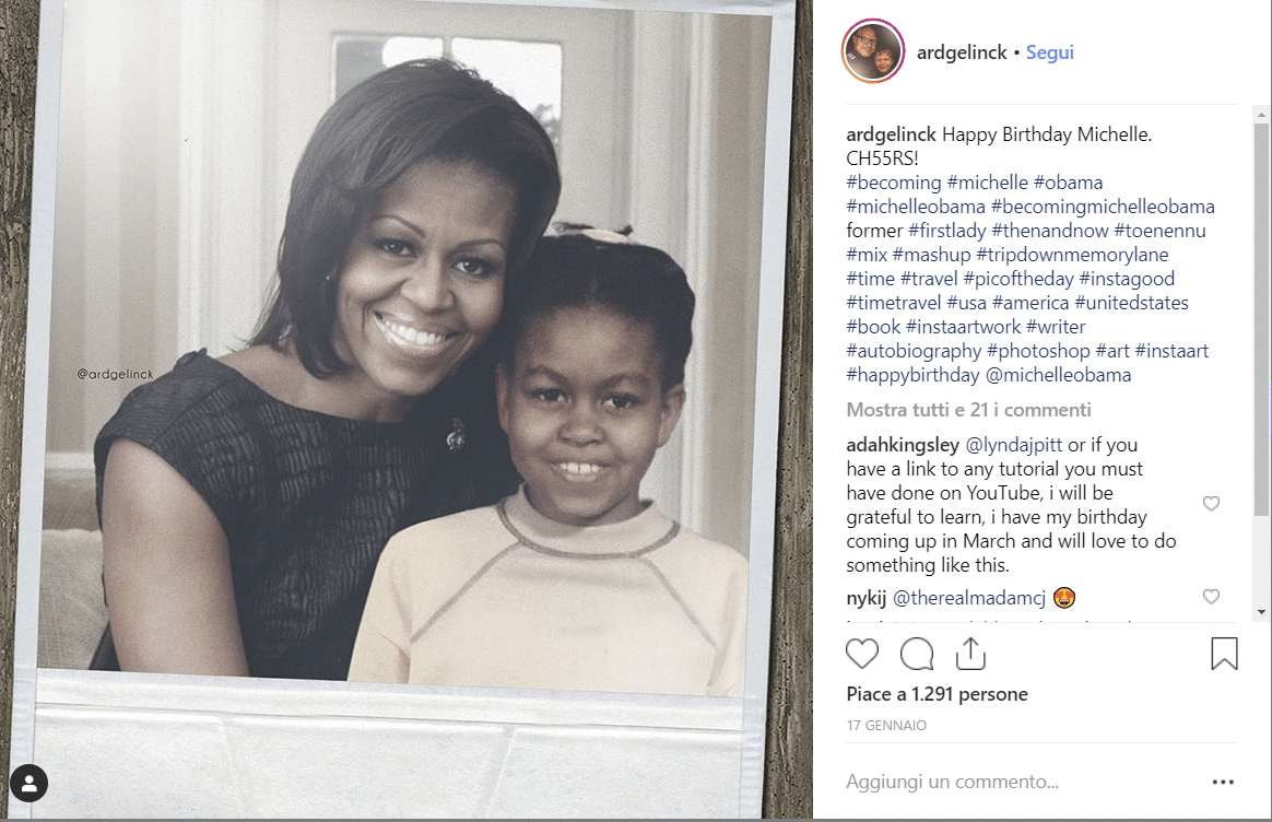 star instagram ieri oggi