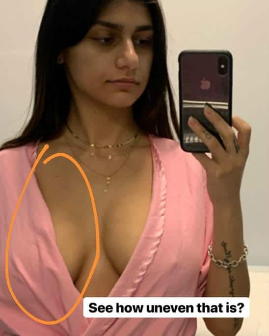 mia khalifa seno distrutto