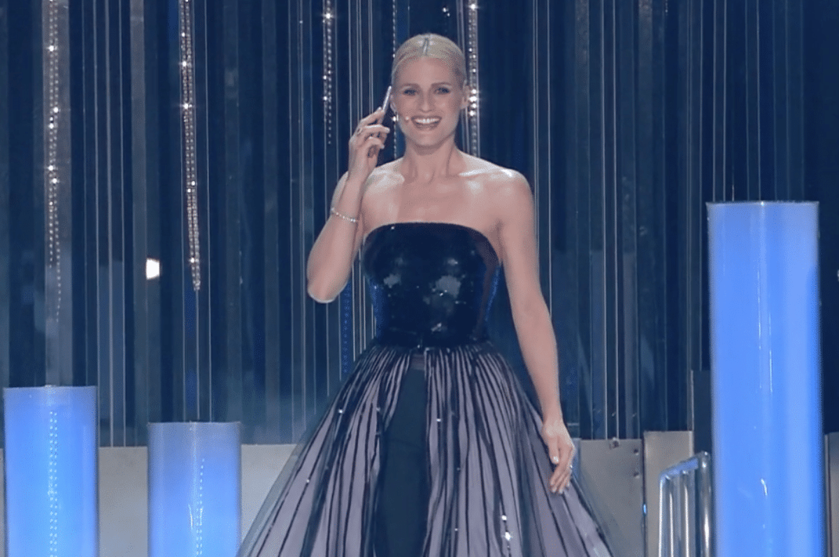 abito Michelle Hunziker sanremo