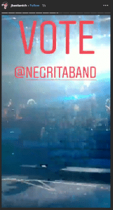 Bastianich Instagram negrita