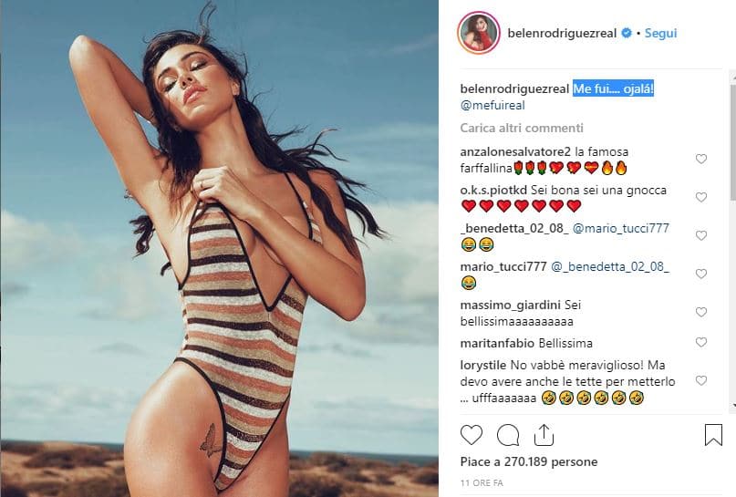 Belen rodriguez farfallina