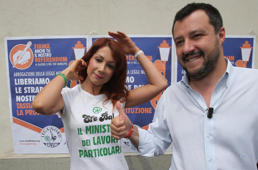 Efe Bal trans candidata Salvini