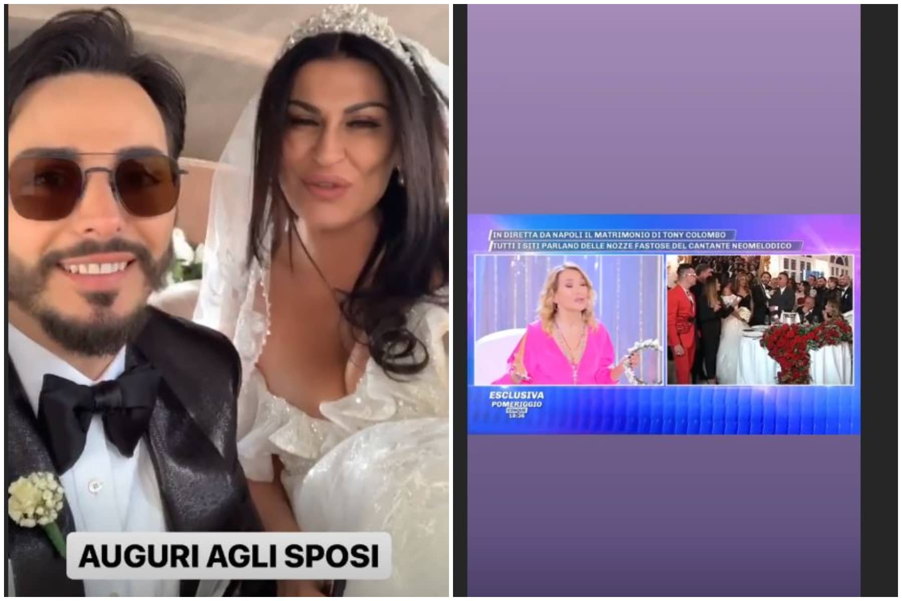 matrimonio di tony colombo video