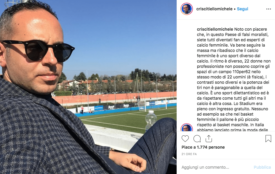 criscitiello calcio femminile