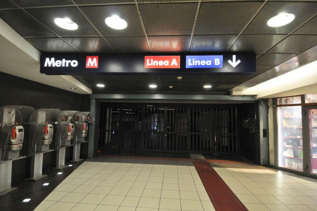 metro A roma chiusa 23 marzo