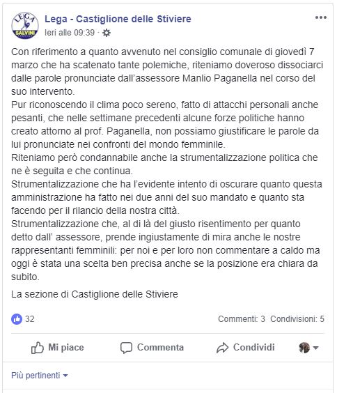 assessore donne fertili inutili