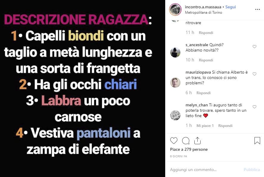 ragazzo cerca ragazza incontrata instagram