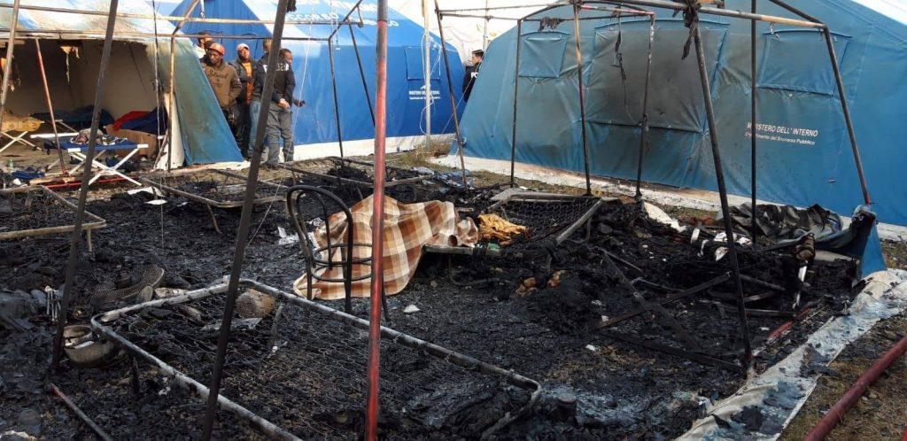 san ferdinando incendio