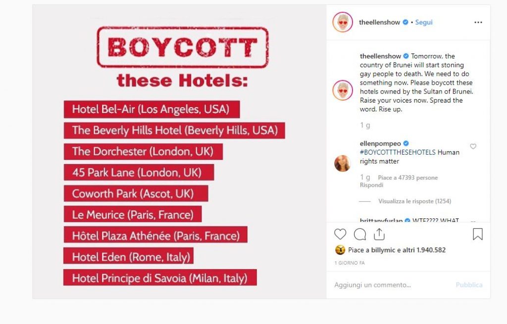Boycott these hotels