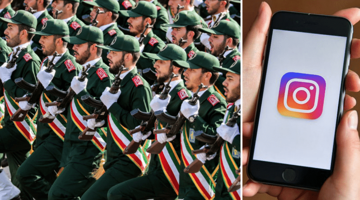 iran rimossi account guardie rivoluzionarie