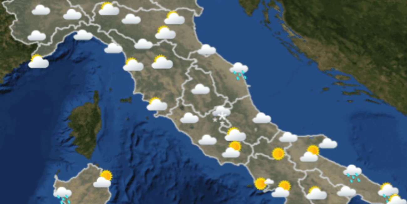 previsioni meteo oggi