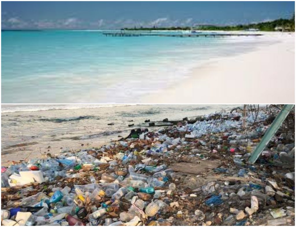 plastica spiagge maldive