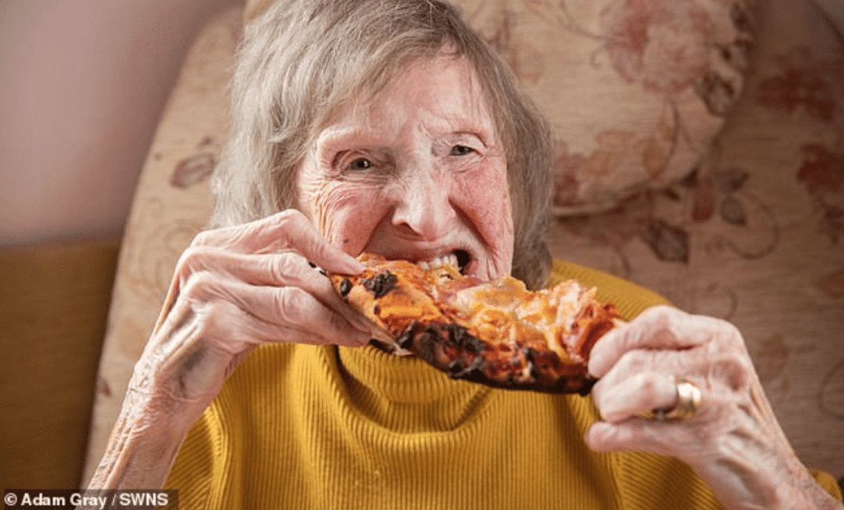 prima pizza a 94 anni