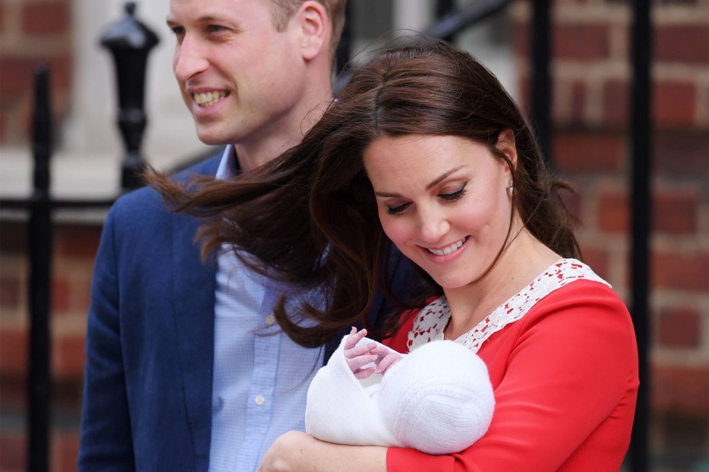 l principe William e Kate Middleton dopo la nascita del loro terzo figlio