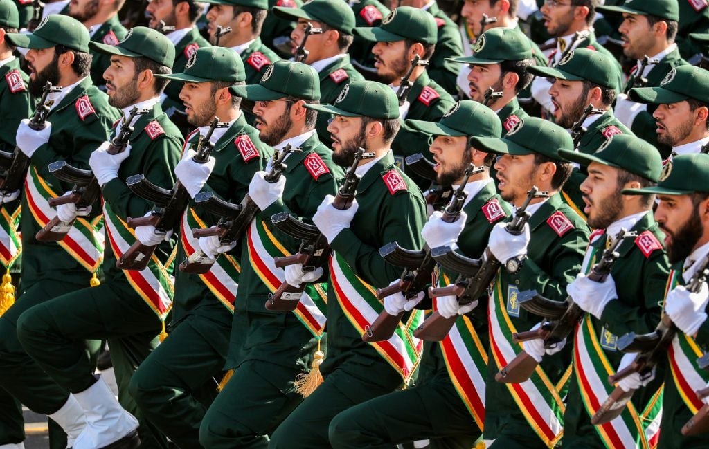 usa iran guardie rivoluzionarie