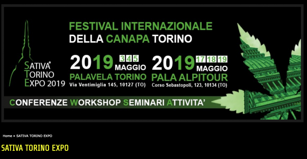Cannabis light festival Torino annullato
