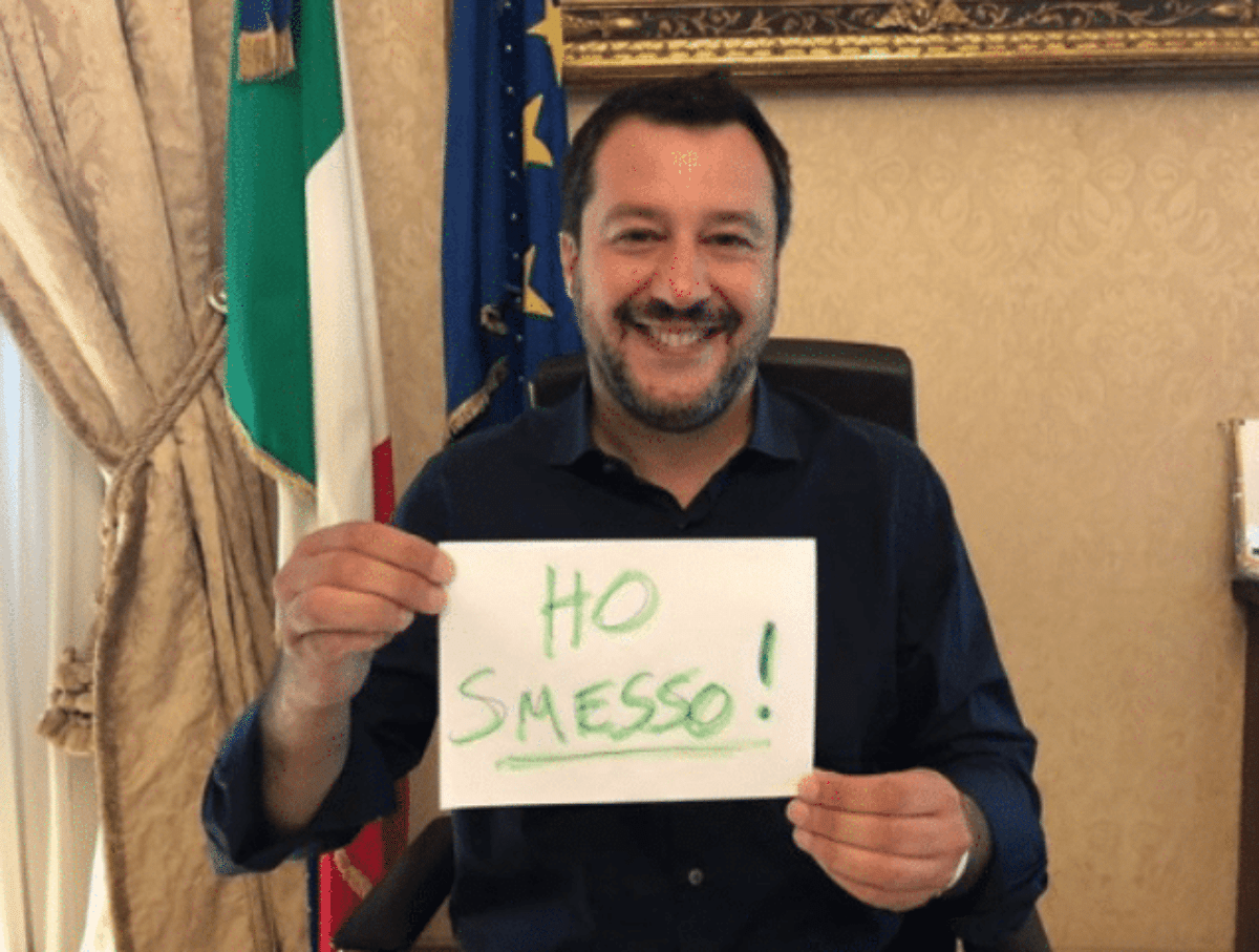 Salvini fumo