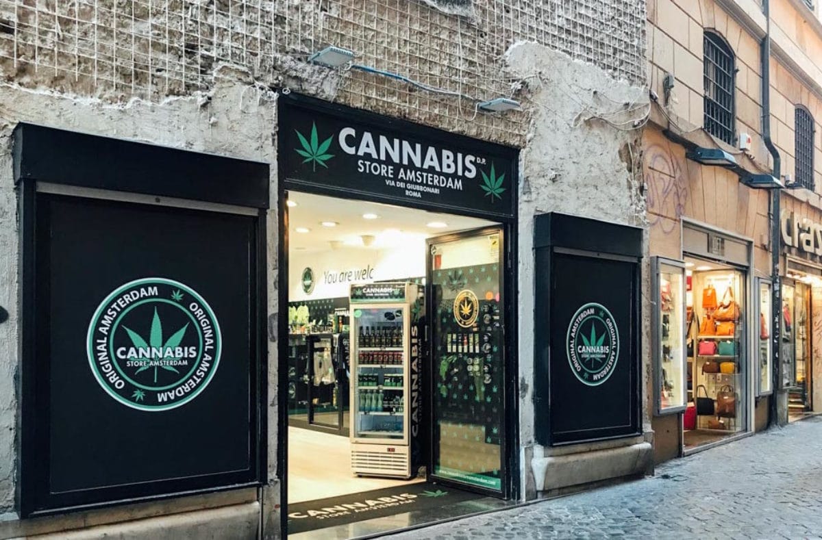 Cannabis light shop