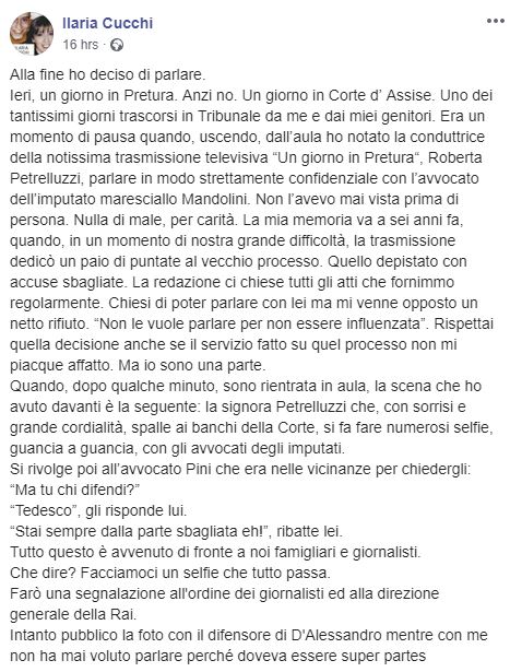 ilaria cucchi un giorno in pretura