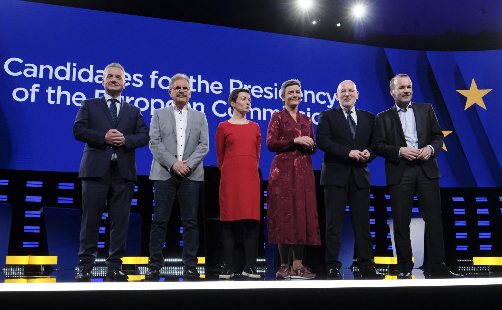 europee 2019 dibattito candidati di punta