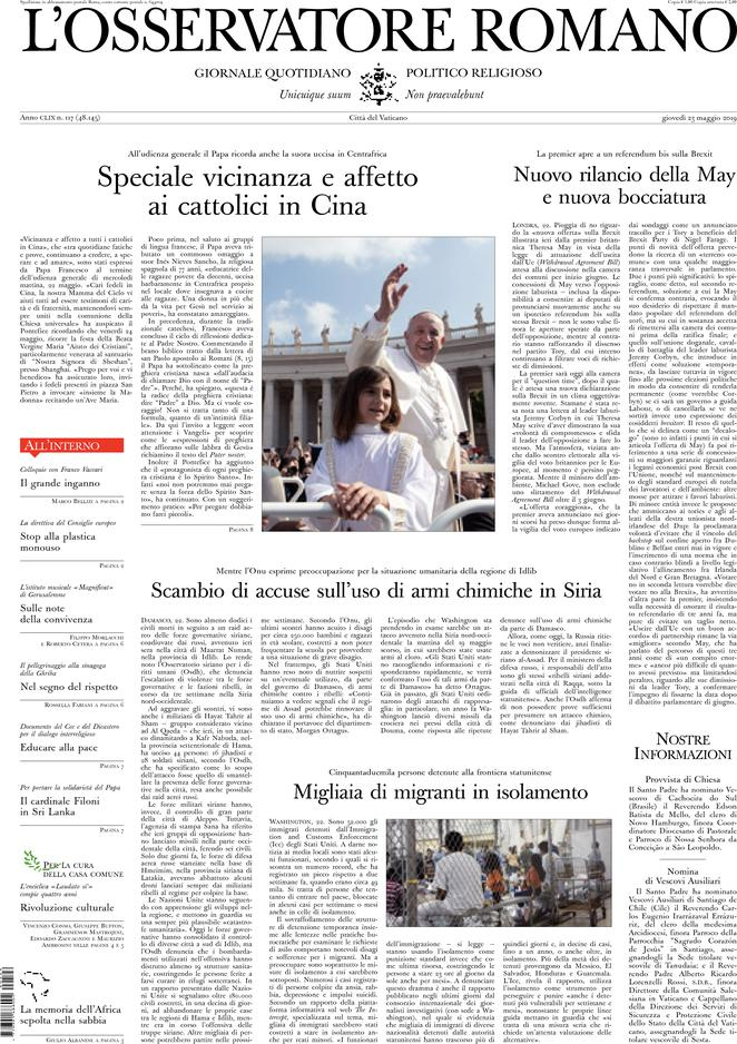 prime pagine quotidiani oggi