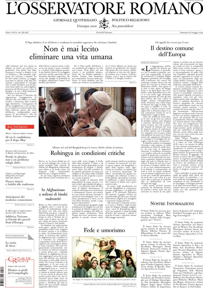 prime pagine quotidiani oggi