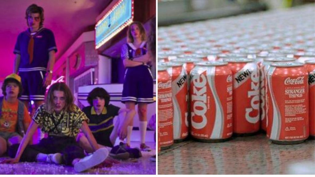 stranger things coca cola