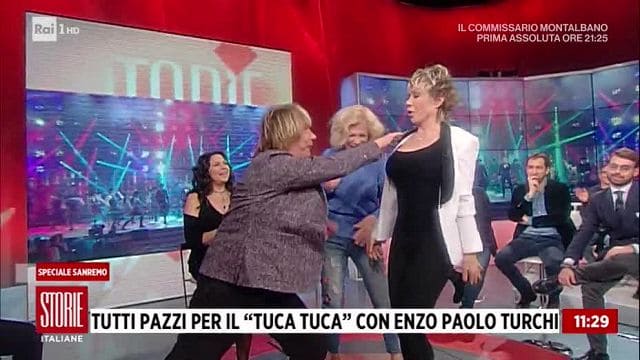 Enzo Paolo Turchi e Carmen Russo