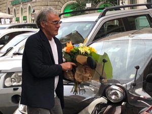 Massimo Giletti arriva