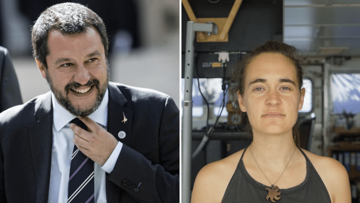 Sea Watch attraccata Salvini