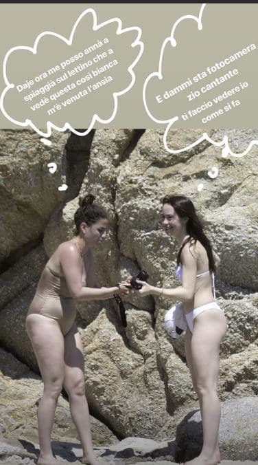 aurora ramazzotti foto hot sara daniele retroscena