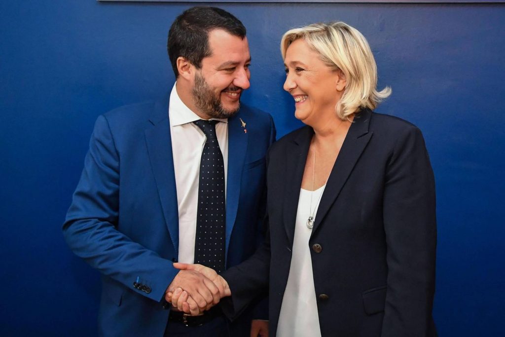 gruppo salvini parlamento europeo identità democrazia