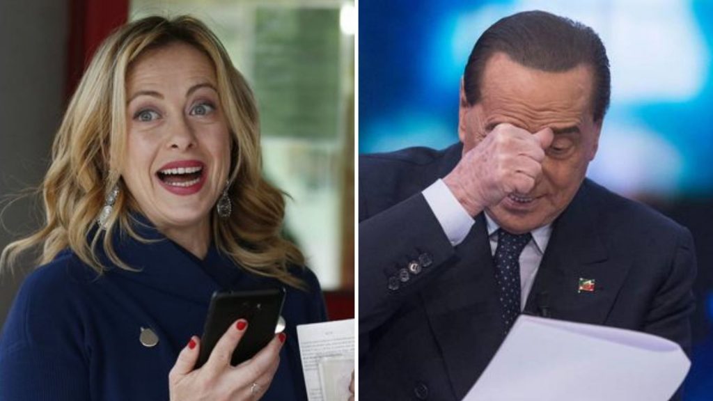sondaggi oggi meloni berlusconi