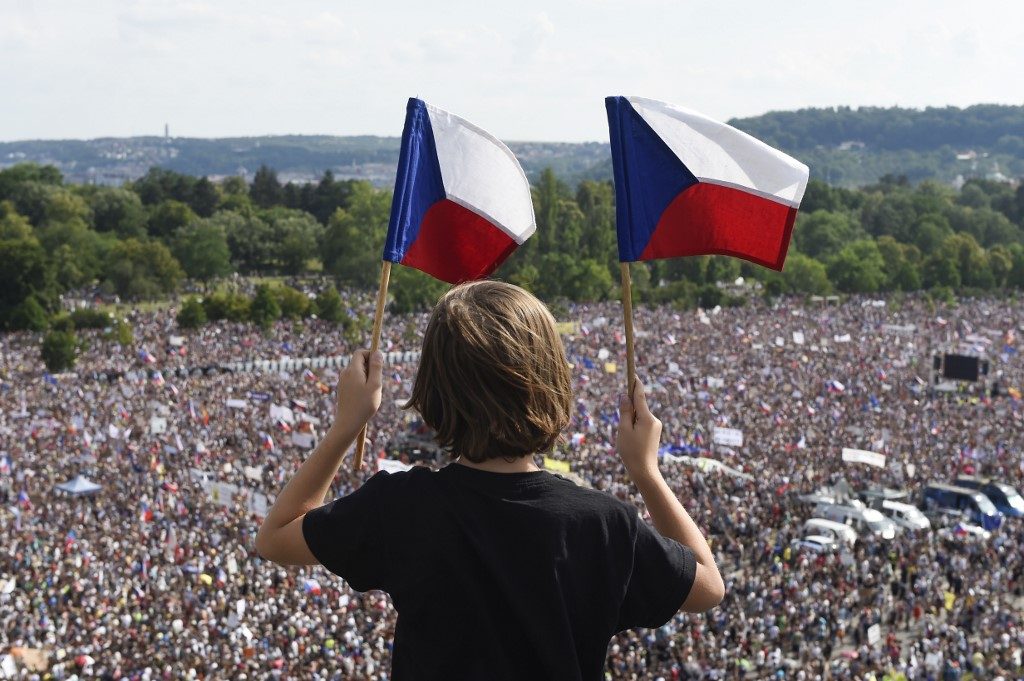 Repubblica Ceca manifestazioni contro Babis