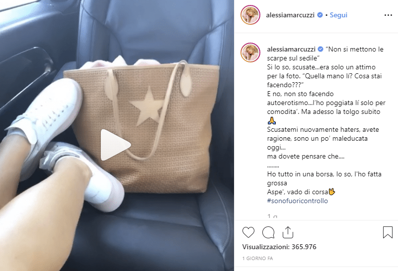 Alessia Marcuzzi Instagram