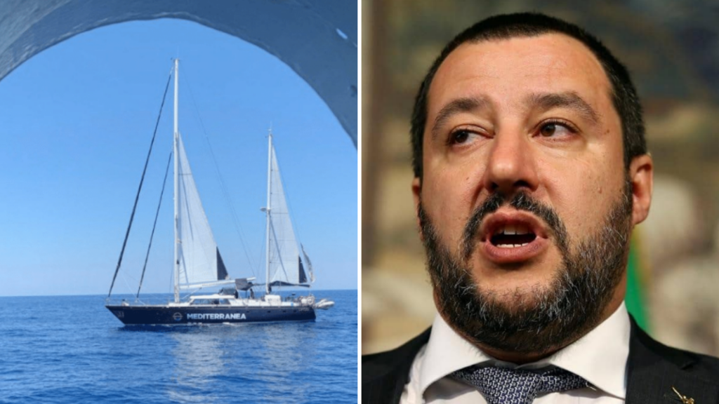 Salvini Alex Mediterranea Lampedusa