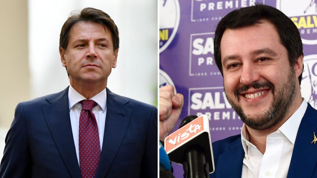 Scontro Salvini Conte
