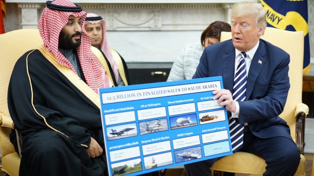 Trump armi Arabia Saudita