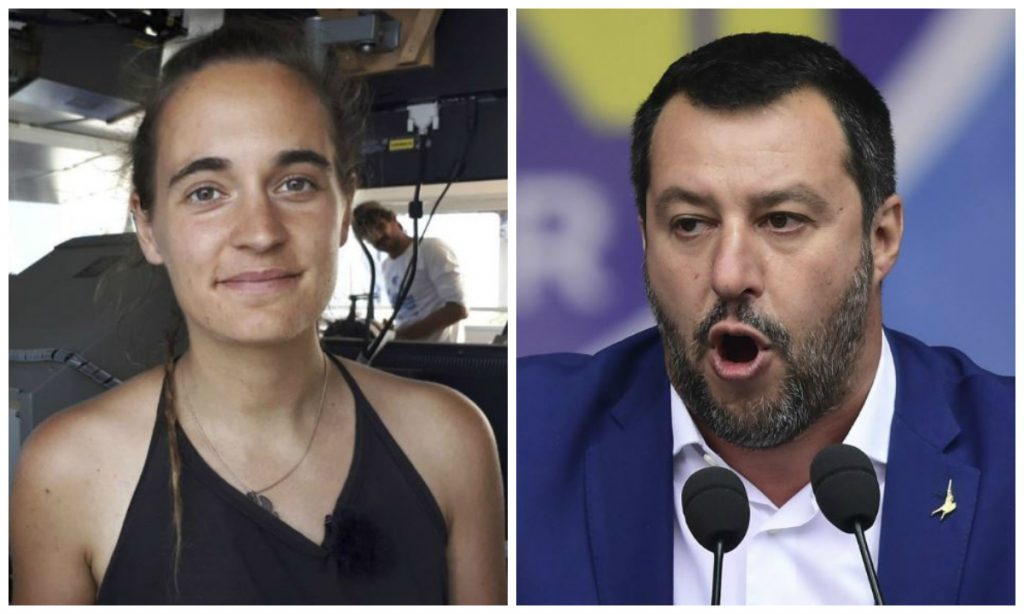 carola rackete libera salvini