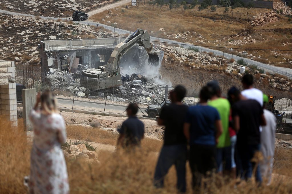 israele demolizione case palestinesi