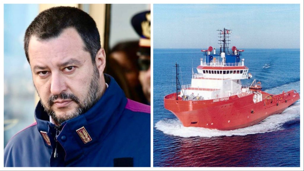 salvini migranti togliere navi ong italiane