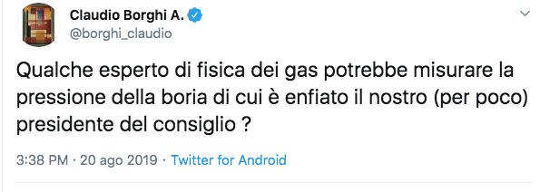 Claudio Borghi discorso conte